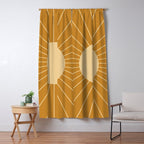 Minimal Sunrays - Golden Window Curtain Gallery Image 5