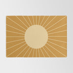 Minimal Sunrays - Golden Rug Gallery Image 2