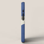 Abstract Lines Composition - Navy Dark Blue iPhone Case Gallery Image 2