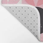 Mid Century Modern Christmas Shapes  Bath Mat Gallery Image 2