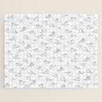 sneaker shoe pattern - retro sneaker illustration design Jigsaw Puzzle Gallery Image 1