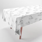 sneaker shoe pattern - retro sneaker illustration design Tablecloth Gallery Image 1