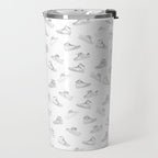 sneaker shoe pattern - retro sneaker illustration design Travel Mug Gallery Image 2
