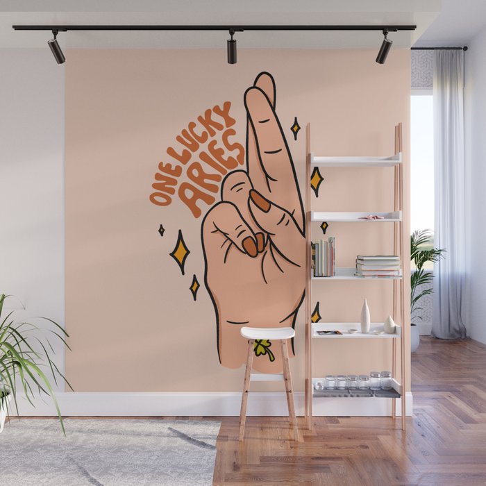 One Lucky Aries Wall Mural Gallery Image 1