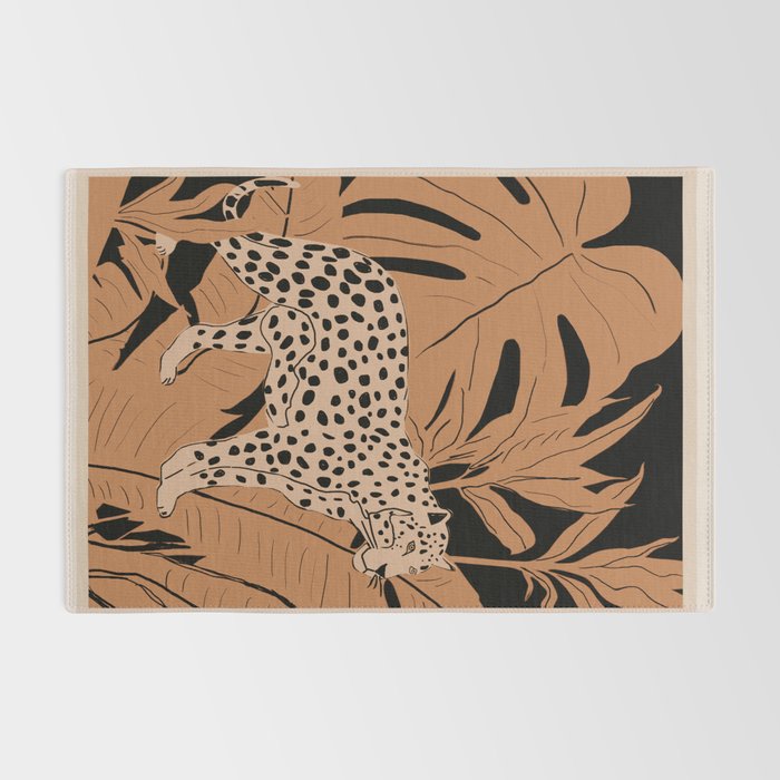 Minimal Jungle Abstract Art 1 Rug Gallery Image 2