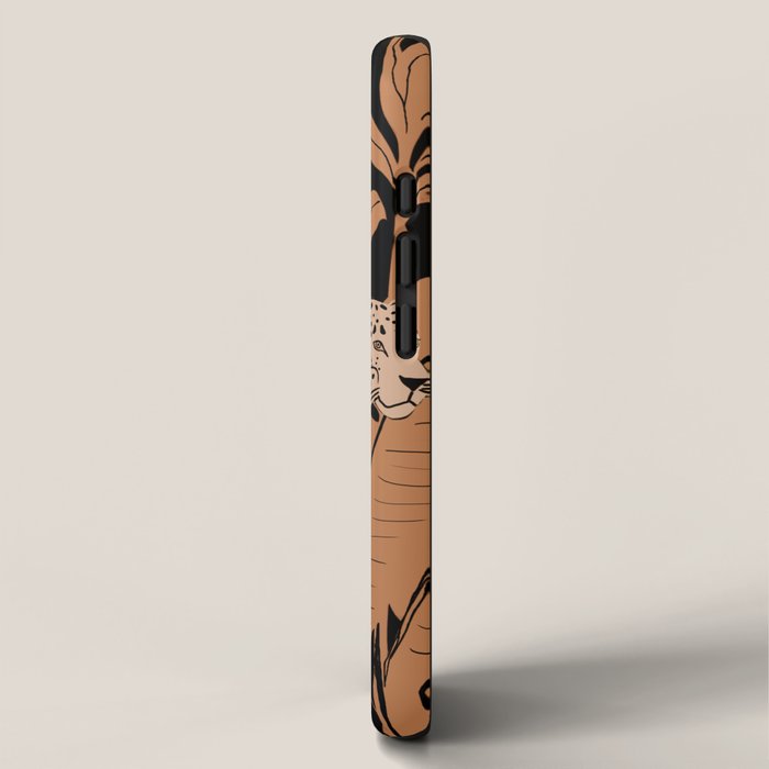 Minimal Jungle Abstract Art 1 iPhone Case Gallery Image 2
