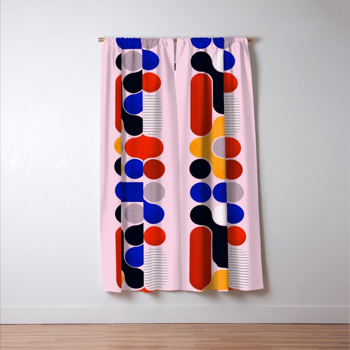 Mid-century no5 Window Curtain Gallery Image 3