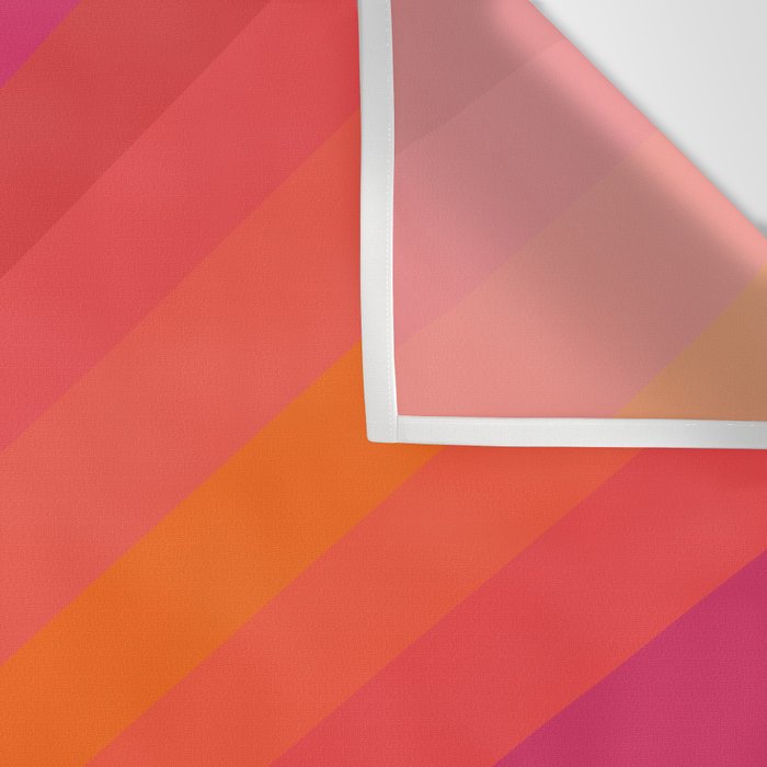 Sacred Geometric Stripes: Retro 80s Edition Wall Tapestry Gallery Image 3