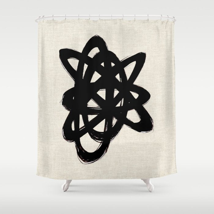 Ink Confusion Shower Curtain Gallery Image 1
