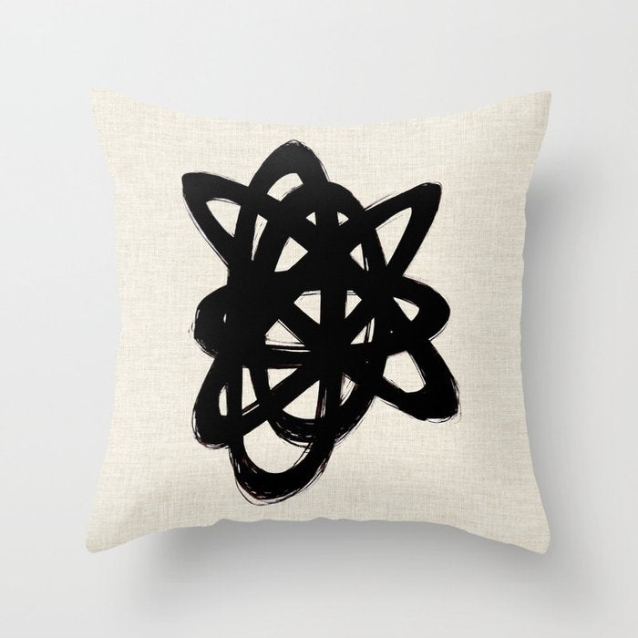 Ink Confusion Throw Pillow Gallery Image 6