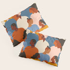 Diverse group of stylish people standing together. Pillow Sham Gallery Image 3