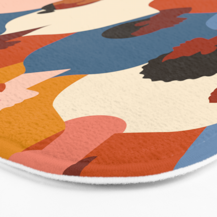 Diverse group of stylish people standing together. Bath Mat Gallery Image 3