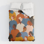 Diverse group of stylish people standing together. Comforter Gallery Image 6