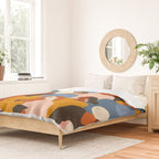Diverse group of stylish people standing together. Duvet Cover Gallery Image 2