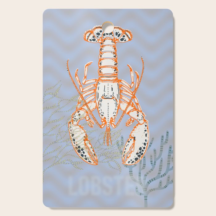 Sea life lobster Neptune's joy Cutting Board Gallery Image 1