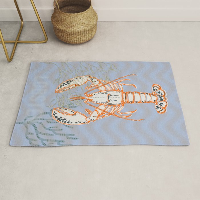 Sea life lobster Neptune's joy Rug Gallery Image 1