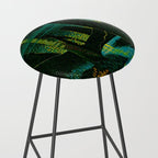Magical Dark Fantasy Forest Woodblock Stool Gallery Image 2