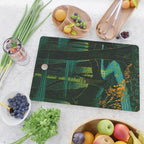 Magical Dark Fantasy Forest Woodblock Cutting Board Gallery Image 2