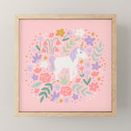 Unicorn Garden Mini Art Print Gallery Image 1