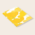 Yellow Mellow Poppies On A White Background #decor #society6 #buyart Notebook Gallery Image 2