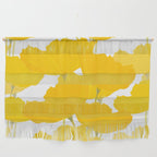 Yellow Mellow Poppies On A White Background #decor #society6 #buyart Wall Hanging Gallery Image 1