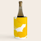 Yellow Mellow Poppies On A White Background #decor #society6 #buyart Wine Chiller Gallery Image 2