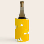 Yellow Mellow Poppies On A White Background #decor #society6 #buyart Wine Chiller Gallery Image 1