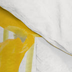 Yellow Mellow Poppies On A White Background #decor #society6 #buyart Comforter Gallery Image 4