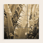 Banana Leaf Wood Wall Art Gallery Image 1