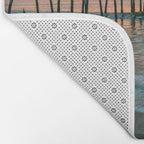 Beach Pier Sunrise Ocean Outer Banks Nags Head North Carolina Print Bath Mat Gallery Image 2