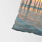 Beach Pier Sunrise Ocean Outer Banks Nags Head North Carolina Print Pillow Sham Gallery Image 4