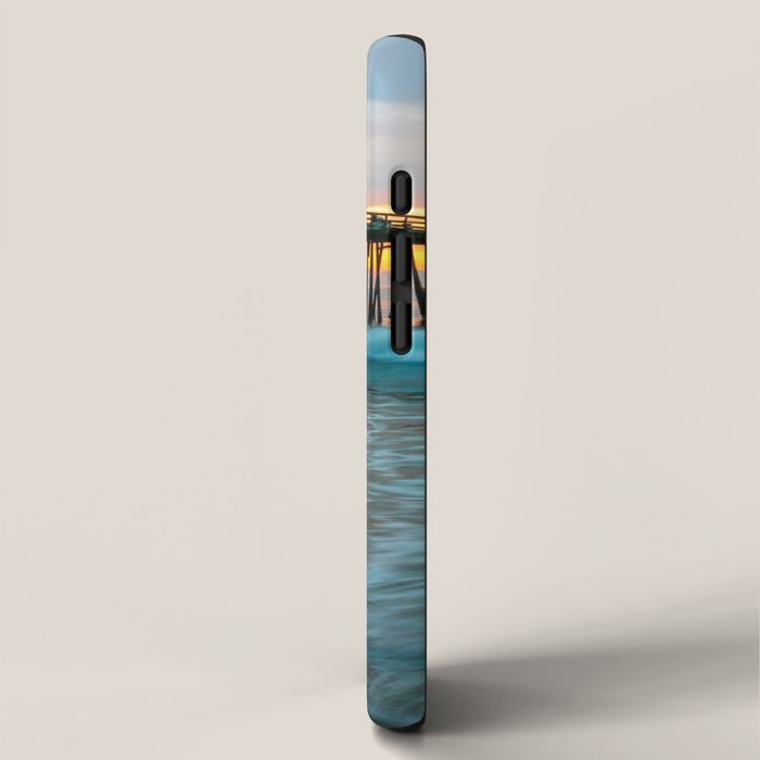Beach Pier Sunrise Ocean Outer Banks Nags Head North Carolina Print iPhone Case Gallery Image 2
