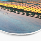 Beach Pier Sunrise Ocean Outer Banks Nags Head North Carolina Print Bath Mat Gallery Image 3