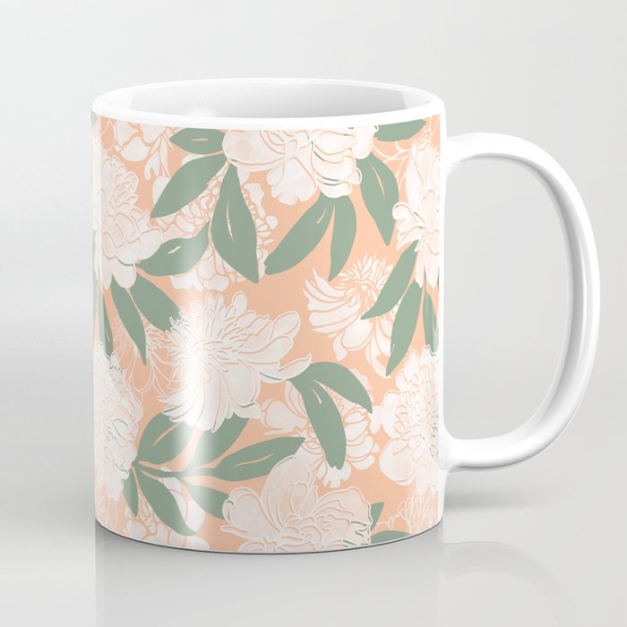 Modern floral blooms PGM7 Coffee Mug Gallery Image 1