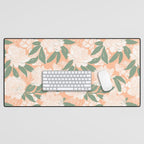 Modern floral blooms PGM7 Desk Mat Gallery Image 1