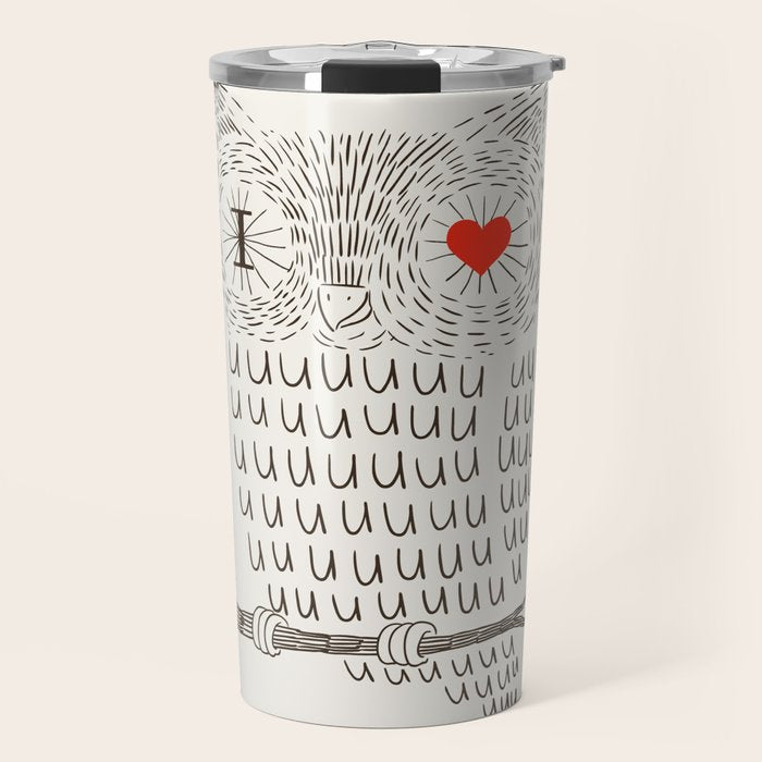 I Love Uuuuuuuu Travel Mug Gallery Image 1
