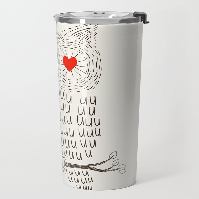 I Love Uuuuuuuu Travel Mug Gallery Image 2