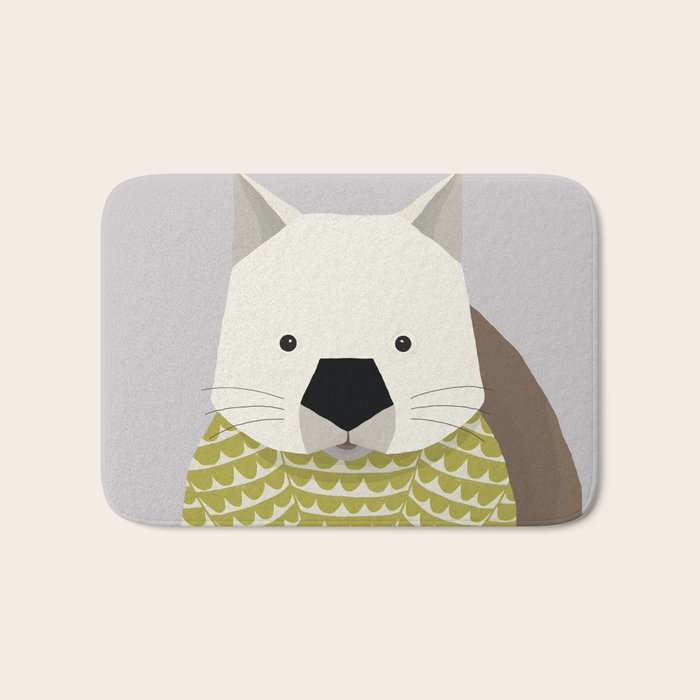 Whimsical Wombat Bath Mat Gallery Image 1