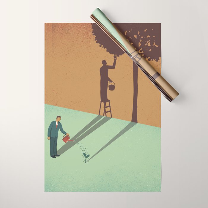 Long-term Perspective Wrapping Paper Gallery Image 1