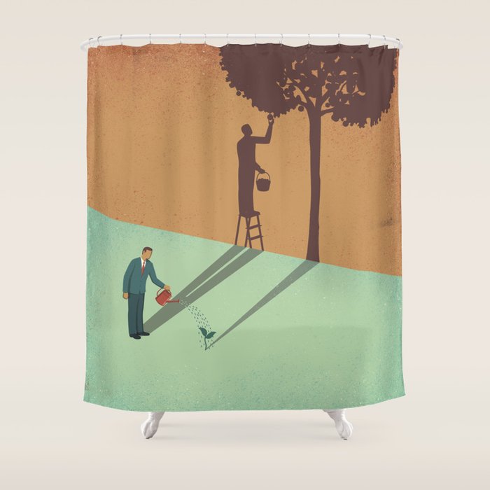 Long-term Perspective Shower Curtain Gallery Image 1