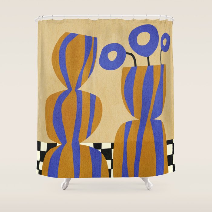 Abstract E022 Shower Curtain Gallery Image 1