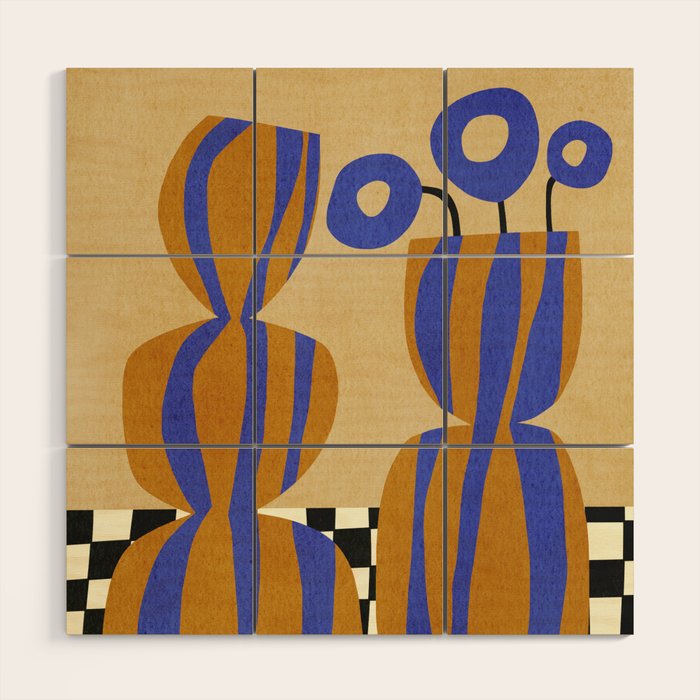 Abstract E022 Wood Wall Art Gallery Image 1
