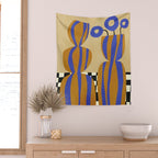Abstract E022 Wall Tapestry Gallery Image 2