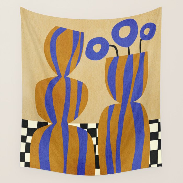 Abstract E022 Wall Tapestry Gallery Image 4
