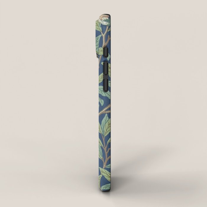William Morris Bird and Pomegranate Detail Blue Sage iPhone Case Gallery Image 2