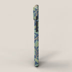 William Morris Bird and Pomegranate Detail Blue Sage iPhone Case Gallery Image 2