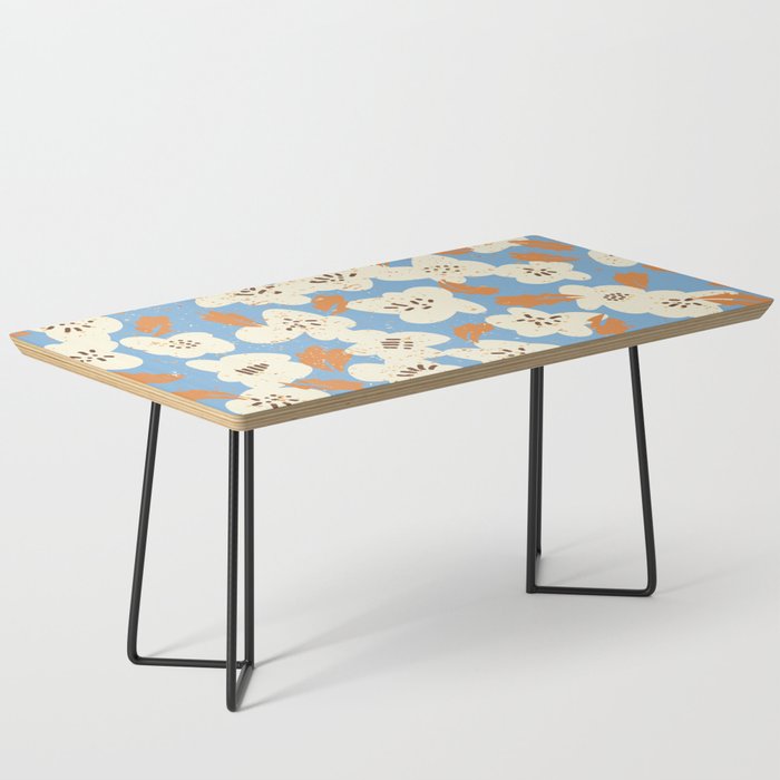 Bold flowers in my garden on chalky blue Coffee Table Gallery Image 1