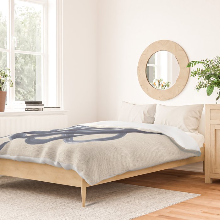 Over And Over Orbit Duvet Cover Gallery Image 2