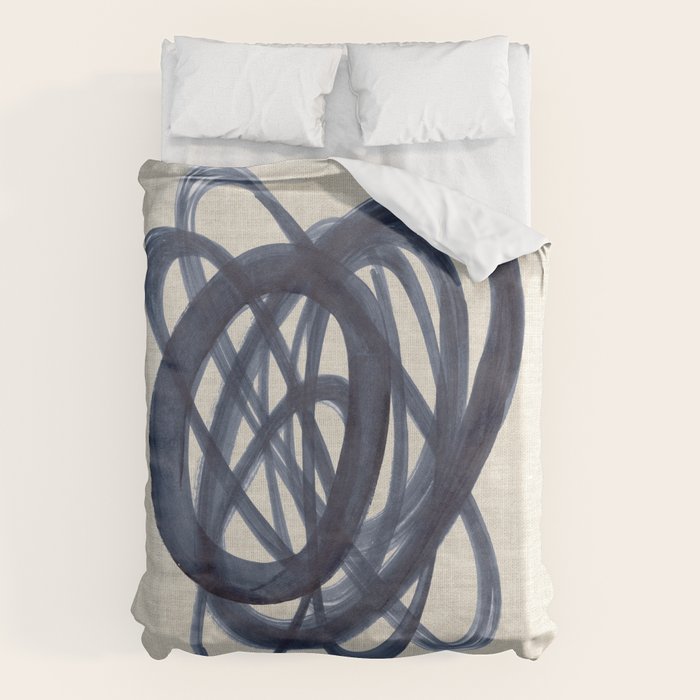 Over And Over Orbit Duvet Cover Gallery Image 6
