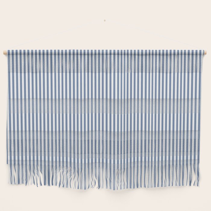 Blue Seersucker Stripe Wall Hanging Gallery Image 1